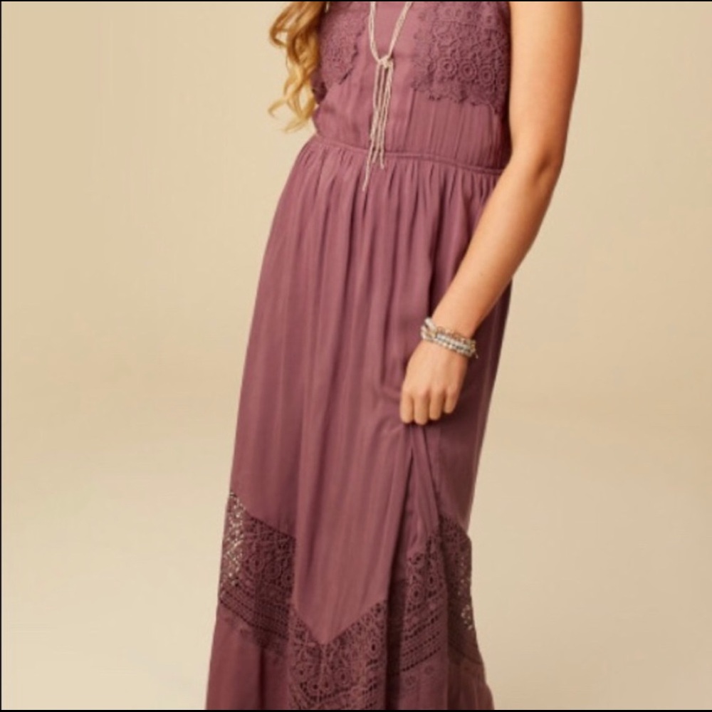 Altar’d State Off White Mala Maxi Dress size small